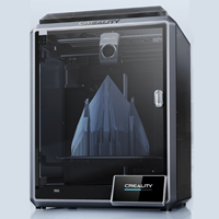 This is the Creality K1 printer, known for its fast printing speeds